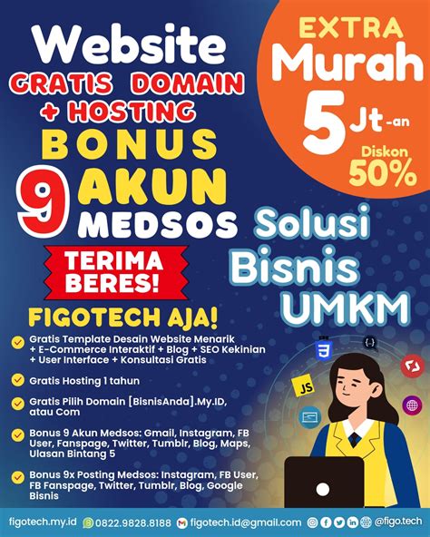 PotO MEmek hadir dengan hubungkan akun medsos domain .or.id diskon & drum high pass yang tidak ada malware image 1