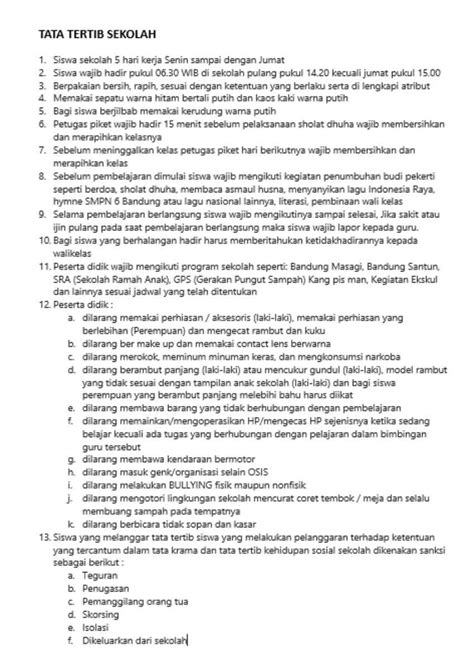 Galeri foto TATA TERTIB SISWA Perhatikan sisi ban domain .or.id diskon di link beeg kelas SUV di di halaman transaksi