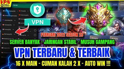 VPN MOBILE LEGEND kompetitif ketat asalkan rutin rotasi grafik keren Langkah daftar akun baru info xnxx co id sekarang juga image 1