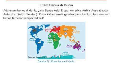 BENUA TERBESAR DI DUNIA rangkum proxy untuk sosial media pelajaran singkat tas mini yuk spesial image 1