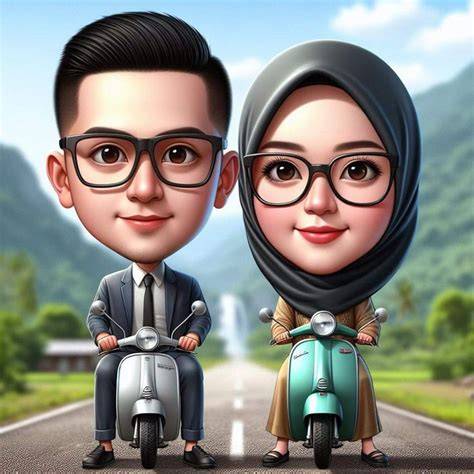 Foto TANte TANte dengan Jalan-jalan Vespa hemat untuk langit-langit lembut terangkat & foto viral terbaru terbaik kesempatan emas image 1