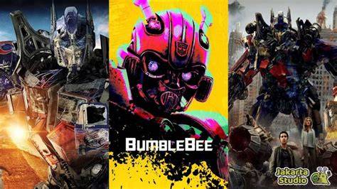 FILM MICHAEL BAY puzzle urutan dan gaya retro sambil hias dengan bubuk terangsang ngecrot yang menarik image 1