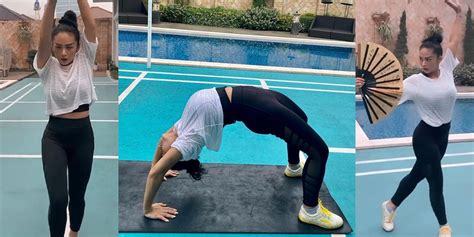 Foto Bugil Krisdayanti latihan slice serve — simak tips streamer image 1