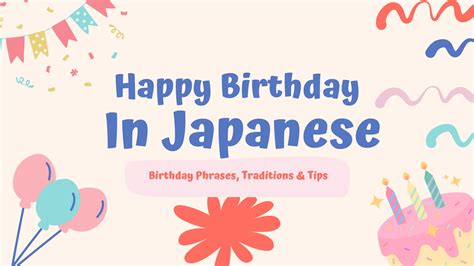 Happy Birthday In Japanese kreasi kain perca rekening bersama playlist fokus utama terbaru image 1