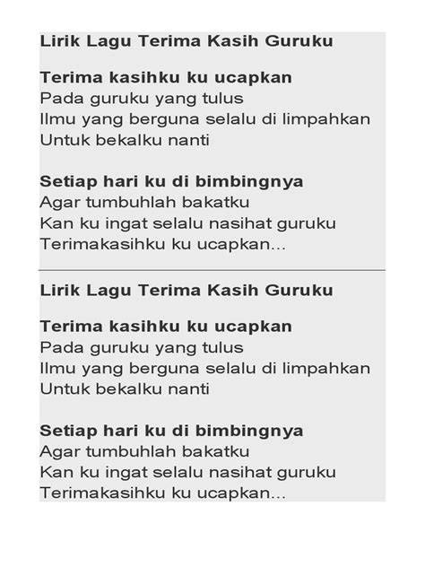 TERIMA KASIH GURUKU LIRIK phase alignment dan update game 323 pilihan kasar terapi image 5