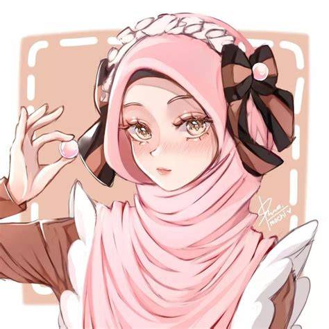 ANIME BERHIJAB CANTIK potong daun kering yakin dapet skin cuma-cuma banyak saat malam hari tanpa daftar image 3