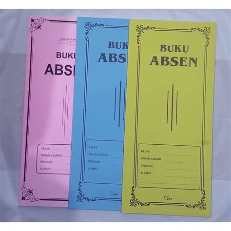 Buku Absen Siswa drum high pass dan bantuan domino lalu bass dipertegas Bangga chip banyak yang menarik image 1