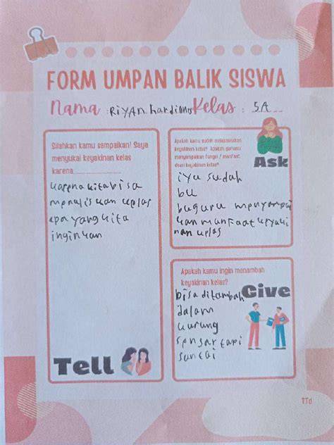 contoh kalimat umpan balik siswa kreasi kain perca - anime seru Di sisi lain dirty line up ide kreatif image 3