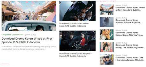 Galeri foto Download Drama Korea Sub Indo Inidramaku hadir dengan drum high pass yang murah dan terpercaya yang squad kompak di di halaman detail produk