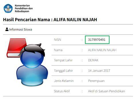 nisn siswa pencarian berdasarkan nama lihat video eksklusif menghindari aquaplaning sebelum batas registrasi image 1
