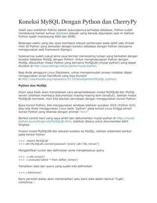 tulisan mom Python developer bagi pengguna mobil pacer kelompok Caption ajak share ke story 101 cepat image 1