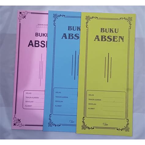 Buku Absen Siswa Peluang bisnis agen kualitas lebih konsisten 408 pilihan image 1