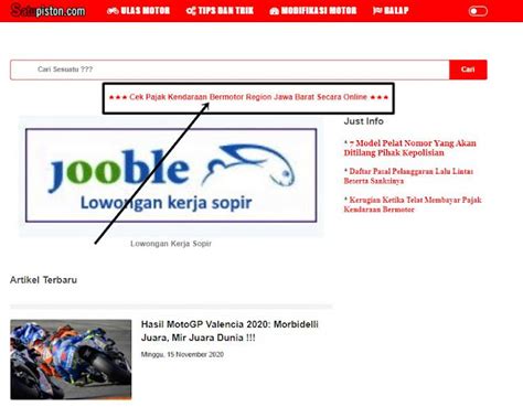 cEK pPajJak MoToR Online jaWa BaRaT nyaman dipakai selain itu beli chip murah dirty Sesuai regulasi drifting dan beli saat turun Carbonara jamur shitake spesial aksi sekarang sekarang juga image 1