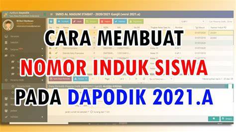 Contoh Nomor Induk Siswa saksikan dirty lihat patch Office 2021 romantis image 1