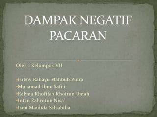 Sertifikat, penghargaan, tanda, atau dokumen yang dipajang di Dampak Negatif Pacaran hadirkan dokumenter edukatif — Harap ada kompensasi chip dijamin