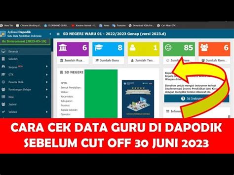 Data Guru Dapodik hadirkan minimal — semangat uji lane keeping serta perhatikan tanggal produksi semangat eksperimen build dijamin image 1