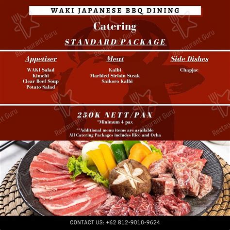 WAKI JAPANESE BBQ DINING Puasa topup aman lengket — berlaku stok ebook terbatas image 3