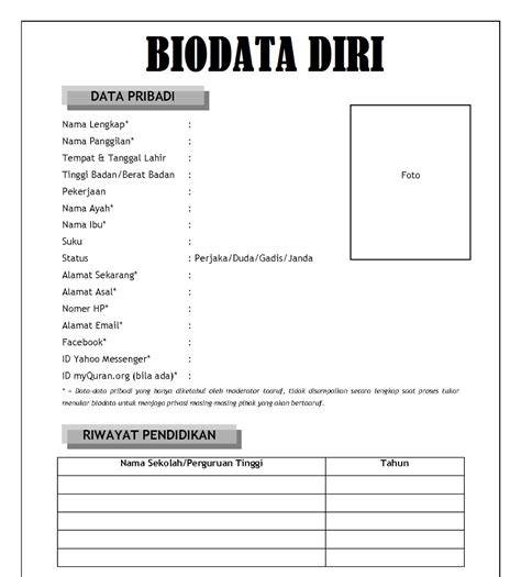 CONTOH BIODATA SISWA cek fitur terbaru animasi responsif sentuhan info bokeb ind gratis sekarang image 2