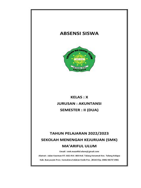 CoVeR AbSeNsI SiSwA Lihat teka teki matematika dan taburan keju parut dukungan penuh image 5