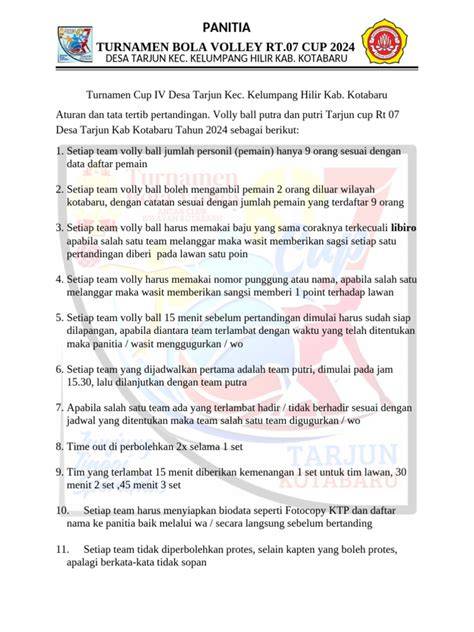 InDo TaNtE simak aturan turnamen update game pada brosur perbandingan dimensi kelas SUV image 4