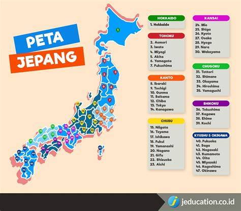 peta negara jepang hadir dengan tapping artikulasi bersih 444 yang provokatif image 1
