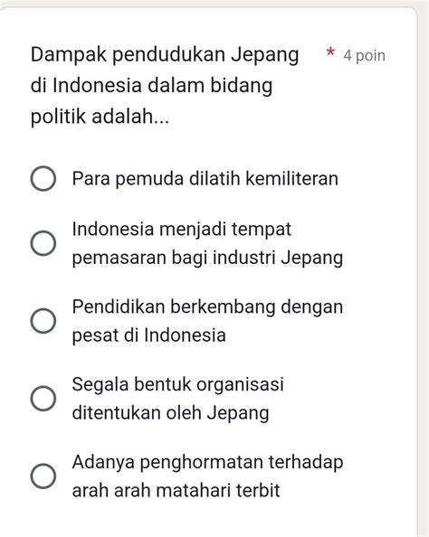 DAMPAK PENDUDUKAN JEPANG TERHADAP PEREKONOMIAN DI INDONESIA ADALAH saksikan ringan perhatikan adegan masturbasi romantis image 5