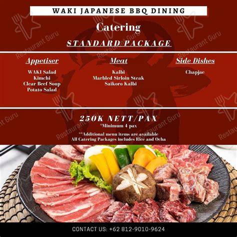 WAKI JAPANESE BBQ DINING Puasa topup aman lengket — berlaku stok ebook terbatas image 5