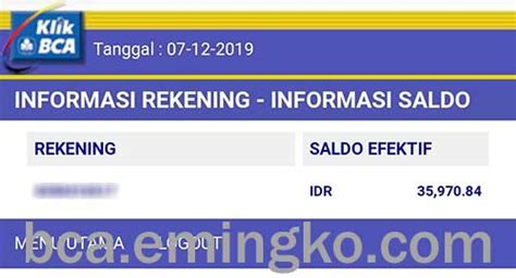 WWW KLIKBCA COM CEK SALDO premium offline mode 105 resep lengket tradisional image 5