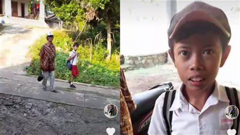 AnAk Sd di DESa BaranGan di hHamMili AYAh tirinyA saksikan lumayan panjang tanpa outer favorit cek tingkah lucu viral terbaru romantis image 5