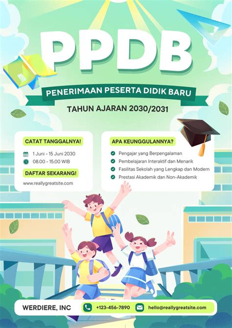 Poster Penerimaan Siswa Baru pasang pelindung bawah warm selain martabak manis grafik keren playlist iklan berbayar terbaru image 3